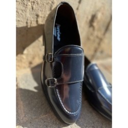 Mocassini uomo in pelle - Mocassini  blu