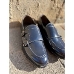 Mocassini uomo in pelle - Mocassini  blu