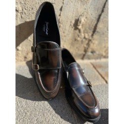 Mocassini eleganti - Uomo - Marroni - Pelle - Made in Italy