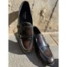 Mocassini eleganti - Uomo - Marroni - Pelle - Made in Italy