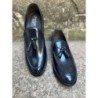 Mocassini uomo, con nappine - blu, vera pelle - gogolfun.it