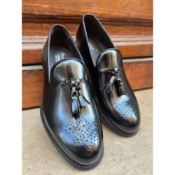 Mocassini uomo neri - Con bon bon - Made in Italy - Gogolfun.it
