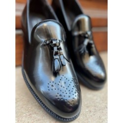 Mocassini uomo neri - Con bon bon - Made in Italy - Gogolfun.it