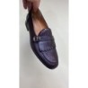 Mocassini uomo marroni - Vera pelle intrecciata - Made in Italy