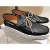 Mocassino sportivo nero in vera pelle - Vulcano - Scarpe uomo online - Migliori scarpe online - Gogolfun.it
