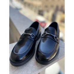 Mocassini uomo modello college - Nero - Scarpe eleganti uomo - Gogolfun.it