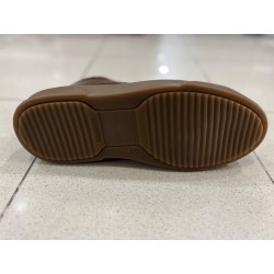 Sneaker wysoka ze skóry naturalnej