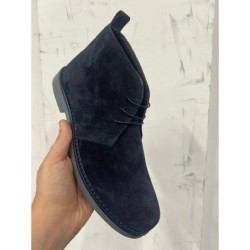 Polacchina uomo scamosciata, vera Pelle - Arek - Made in Italy