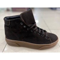 Sneaker alta in camoscio - Vera pelle - Gogolfun.it