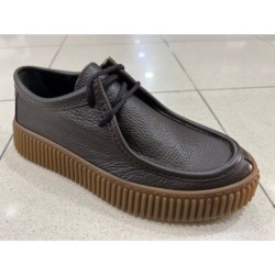 Stringata uomo marrone, bottolata - Panzer