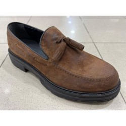 Mocassino scamosciato, Mauro - Vera pelle