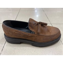 Mocassino scamosciato, Mauro - Vera pelle