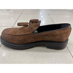 Mocassino scamosciato, Mauro - Vera pelle