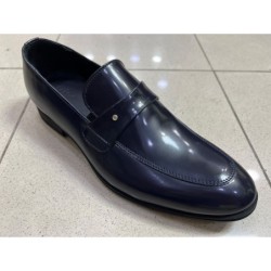 Mocassino blu, Favoloso - Spazzolato