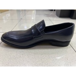 Mocassino blu, Favoloso - Spazzolato