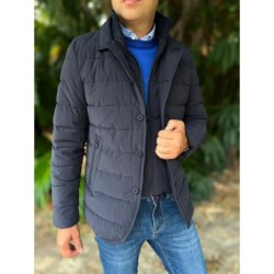 Piumino uomo, blu - Pettorina staccabile - Monti - Giubbotti invernali - Gogolfun.it